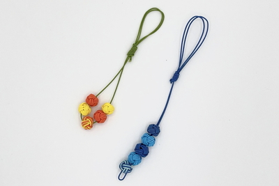 【 水引 初級 】 玉結びで作る水引ストラップ  8月7日(木)＊中学生以上