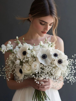 SPECIAL【１月限定　旬のアネモネの新春ブーケLESSON】旬のアネモネを美しく束ねる