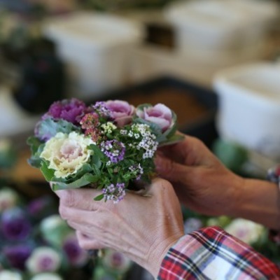 【福岡サロン開催】ハボタンリースレッスン2025