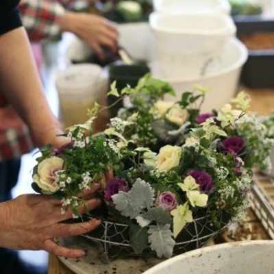 【福岡サロン開催】ハボタンリースレッスン2025