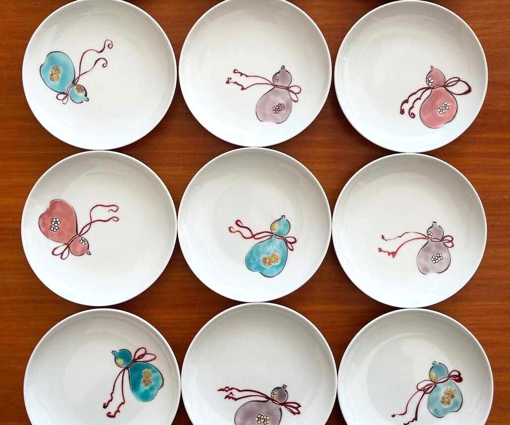 《錢屋塾》文化講座 ゑ峰 伊賀 恵理子先生に学ぶ有田焼色絵付け『ひょうたん』