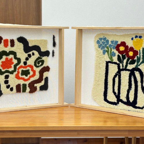 オリジナルラグ制作コース】60cm×60cm Tufting Workshop
