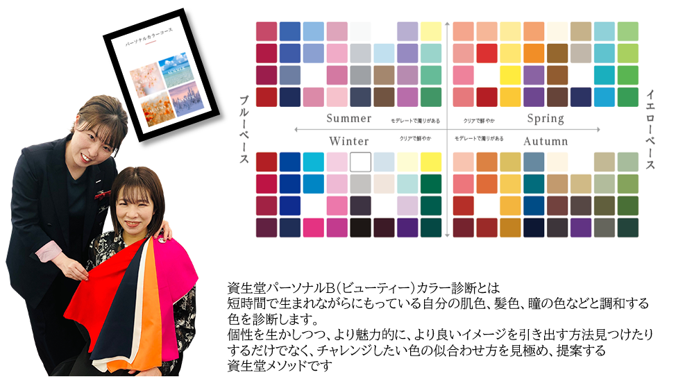 3月29日(日)イオン浦和美園店 資生堂パーソナルカラー診断イベント