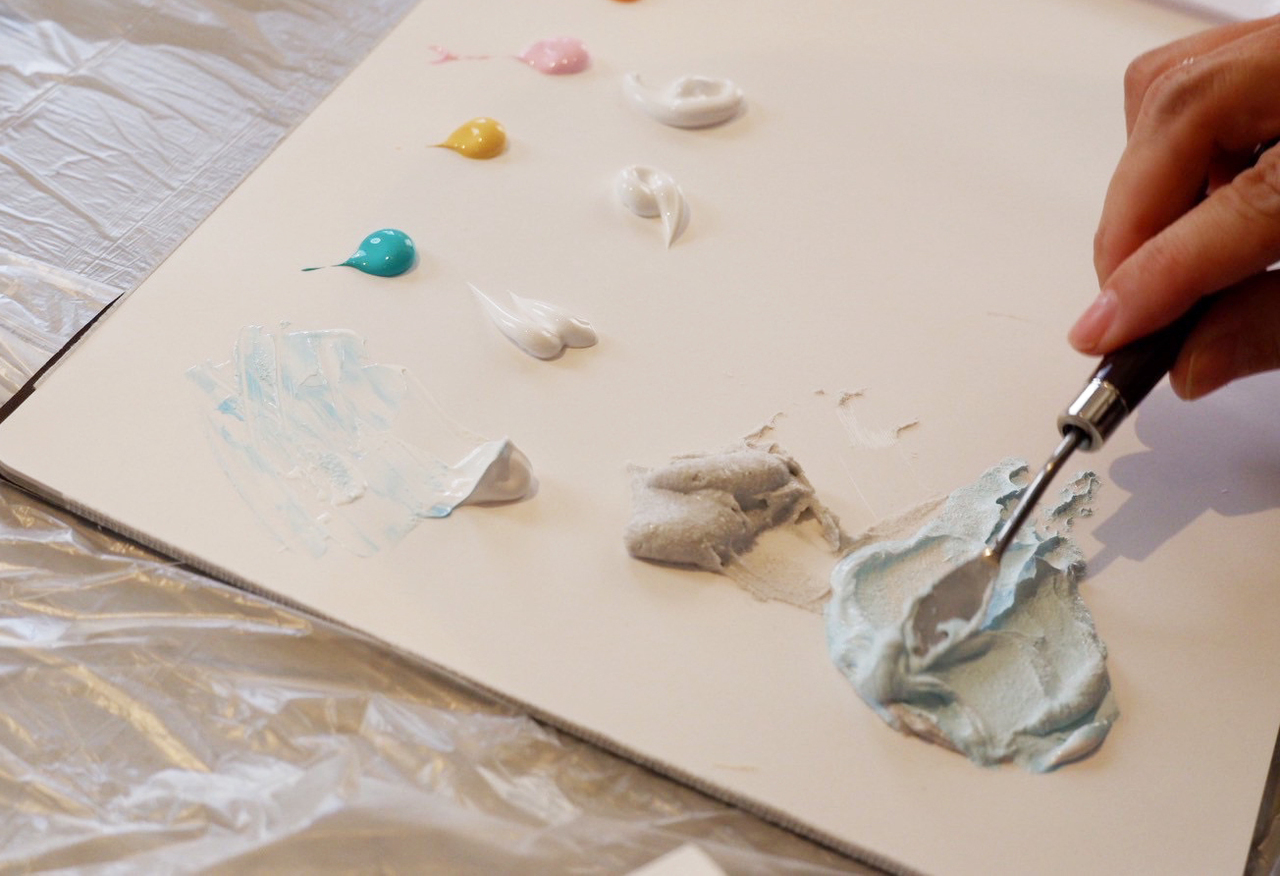 テクスチャーアートワークショップ（体験レッスン）ご予約ページ