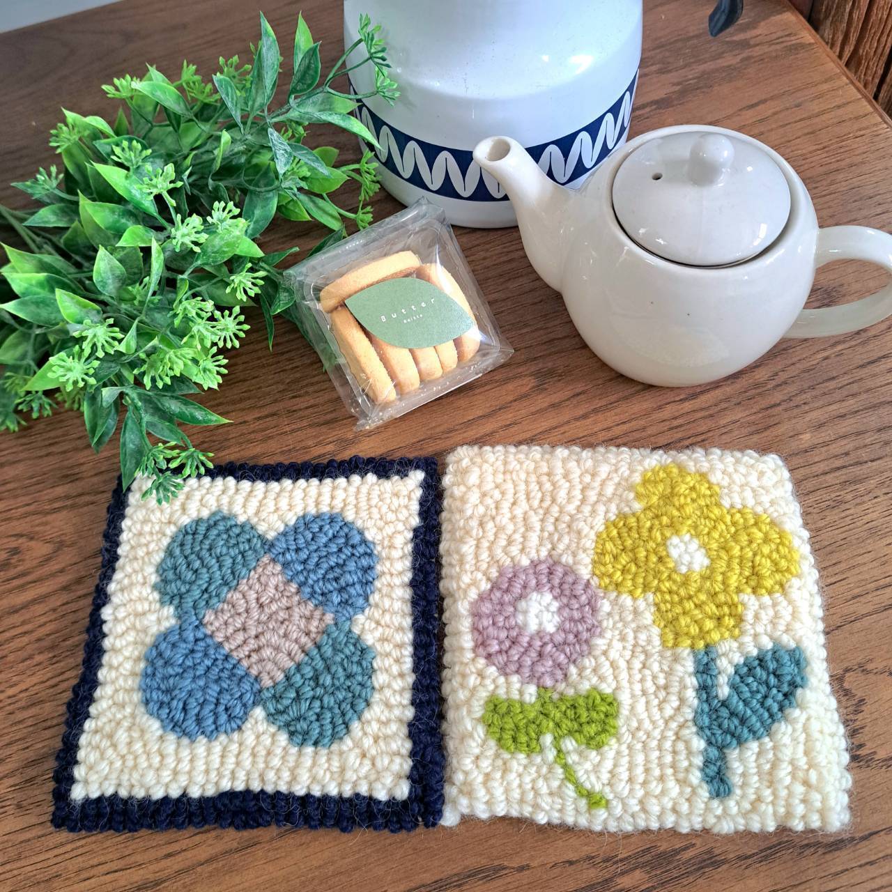 【Keitto Oppi】パンチニードルで”オリジナルデザイン”ミニマットづくり♪経験者コース