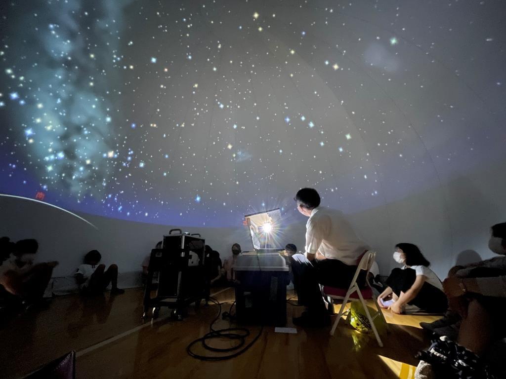 R7年度　夏休み特別企画　⭐️出張プラネタリウム＆工作教室⭐️