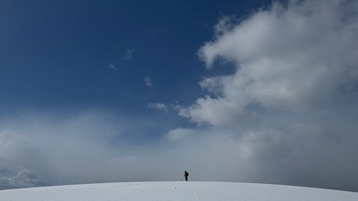 【白銀の鳥取砂丘】スノーシューを使って白銀の鳥取砂丘をガイドと一緒にo砂n歩（おさんぽ）しよう！