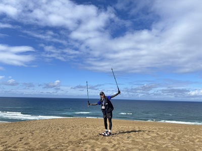 【白銀の鳥取砂丘】スノーシューを使って白銀の鳥取砂丘をガイドと一緒にo砂n歩（おさんぽ）しよう！