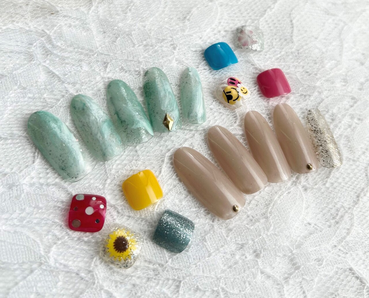 親子 de ネイルアート