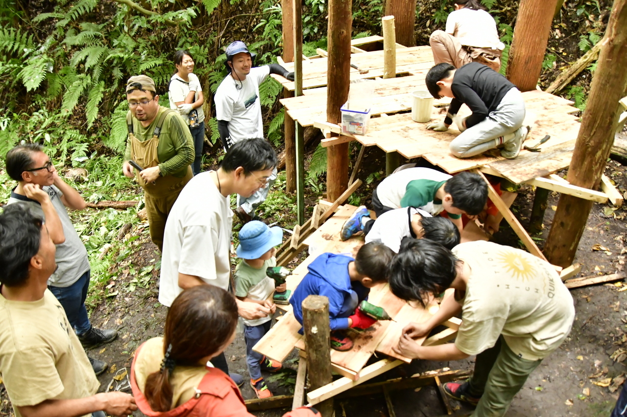 【1/25】おやこ学部・逗子　ツリーハウス拡大計画 本気の大工編
