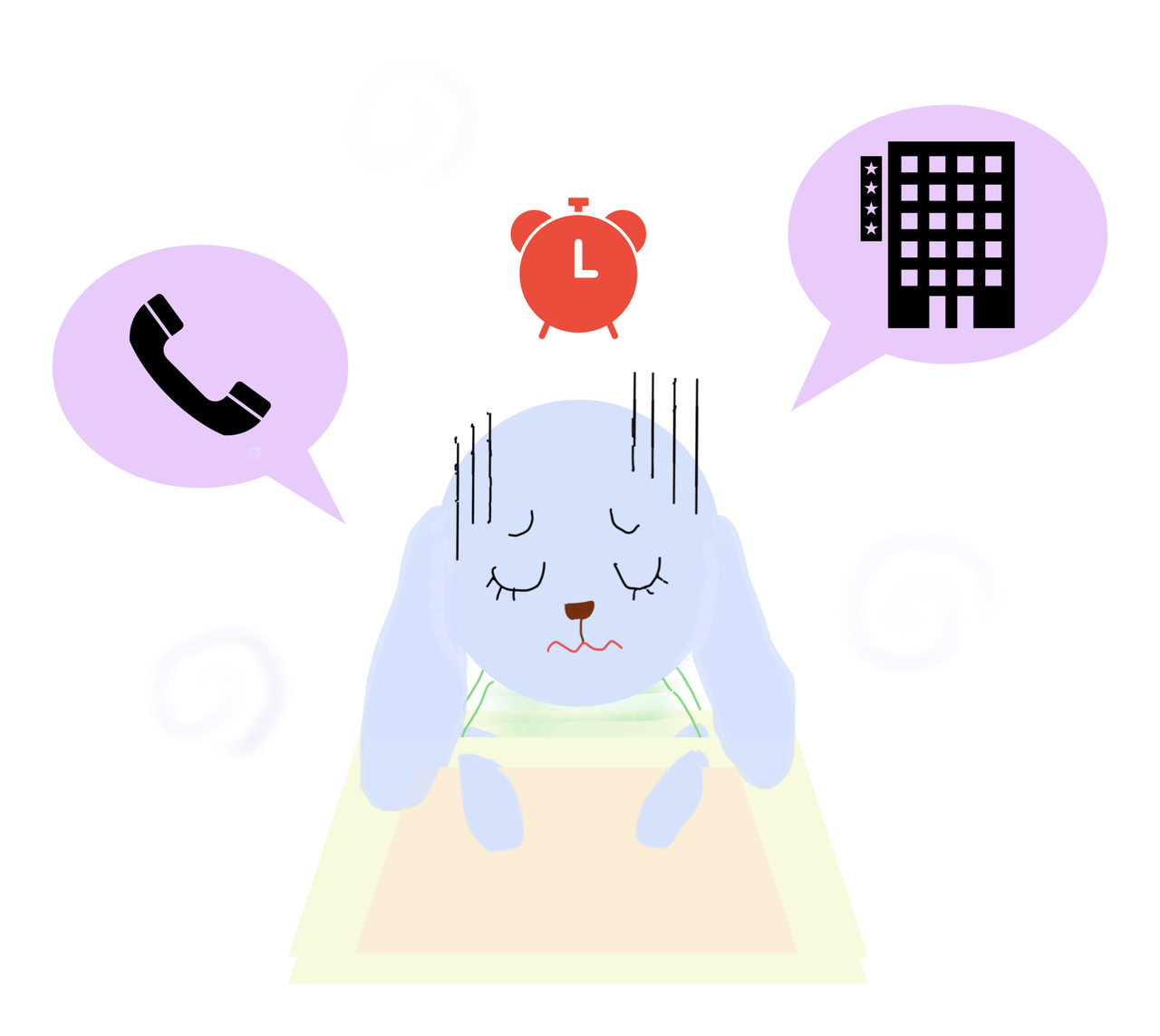 朝の電話代行（月額）