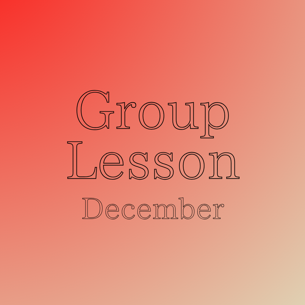 12月 マットピラティス グループレッスン