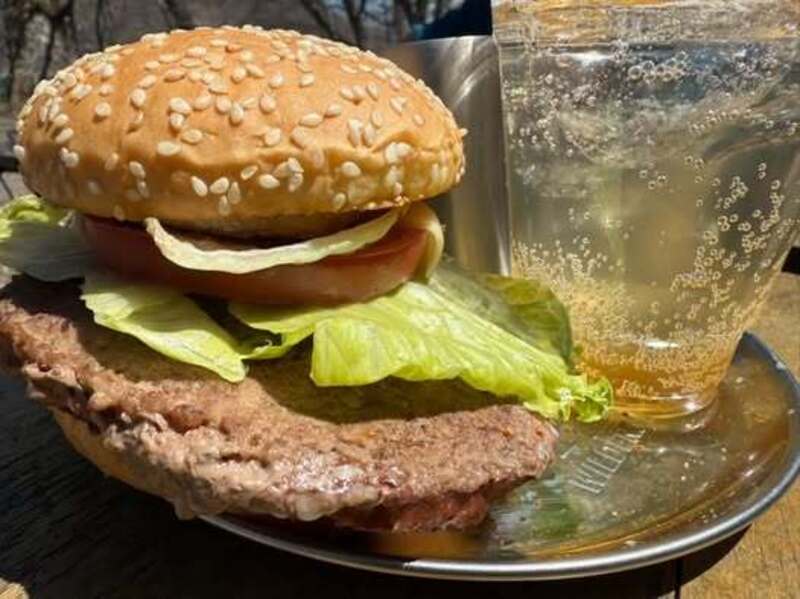 ツリーイング・焚火バーガー体験