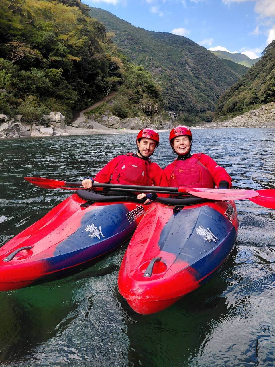 Kayaking Trip in Iya Valley【Intermediate】