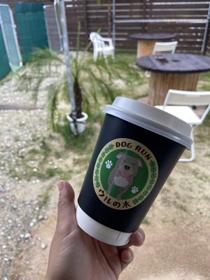 ゆったりと貸し切りドッグラン