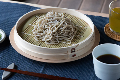 曲げわっぱのそば皿づくり体験&手打ちそばランチ