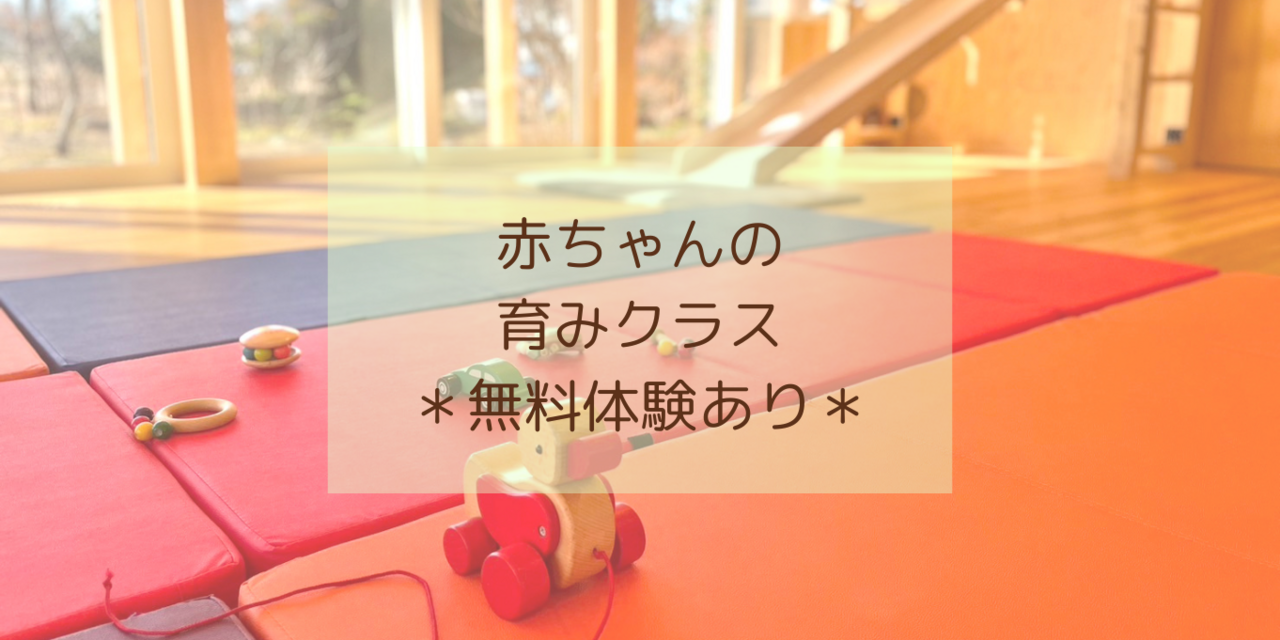☆無料体験☆ 赤ちゃんの育みクラス