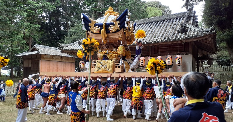 播州 近畿配達3千引 130cmビックサイズ♪ 屋台 ミニシデ棒作りとミニ神輿担ぎ体験 10月14日開催】福崎町：播州秋祭り ミニチュア 神輿 祭 彫刻・オブジェ