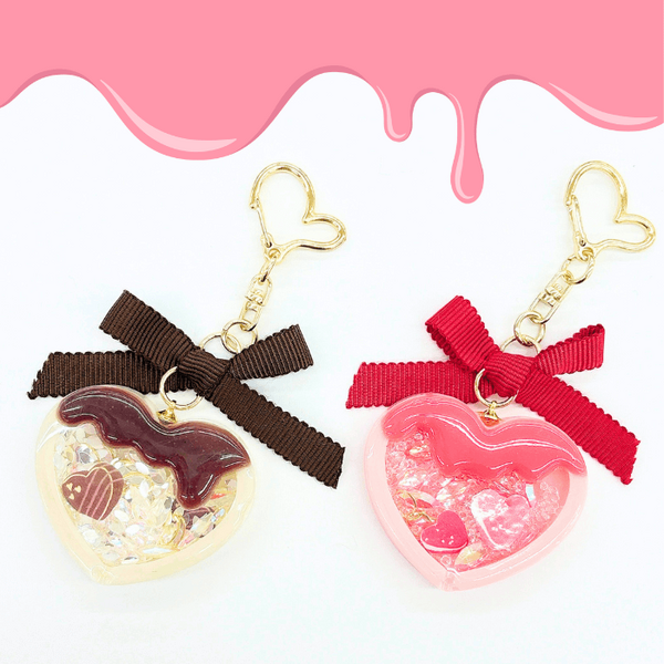 【ベルモール宇都宮店】レジンで作るとろ～りチョコのシャカシャカキーホルダー