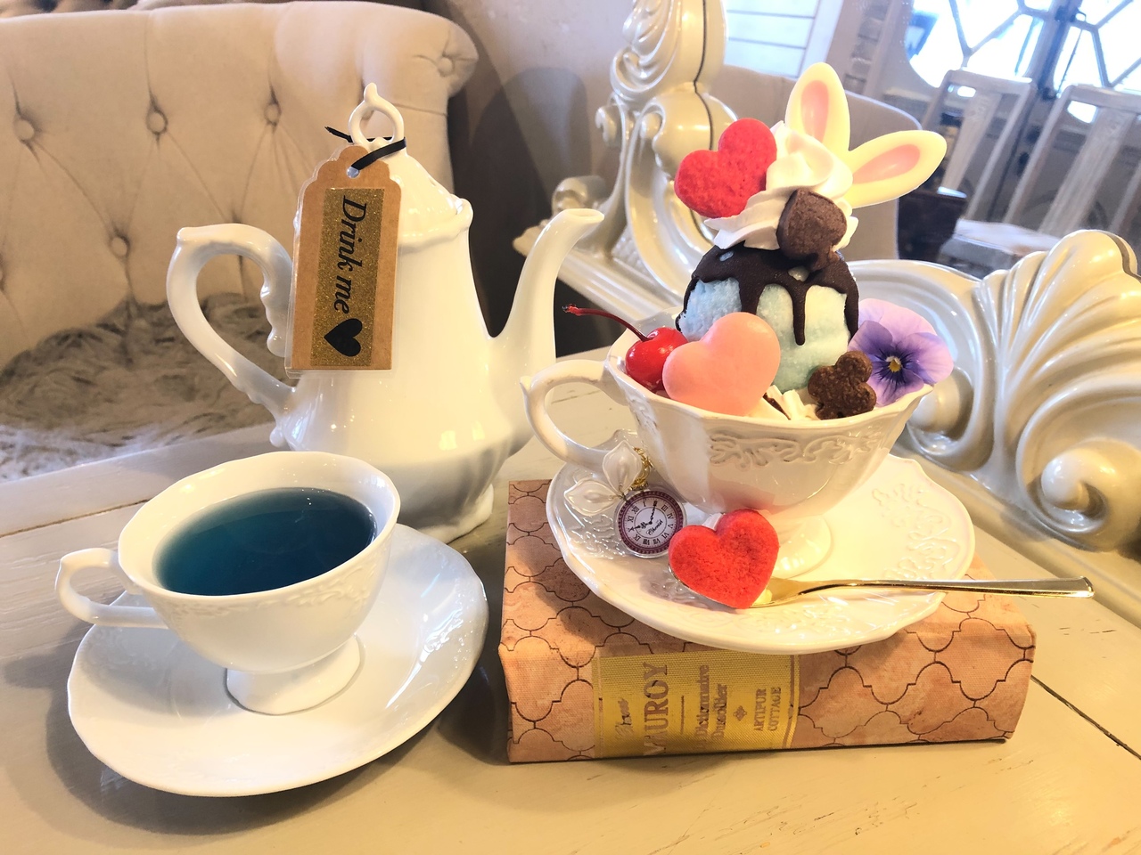 「プレミアムティータイムプラン」お好きなパフェ1品＋紅茶飲み放題 🫖3990円×ご人数分