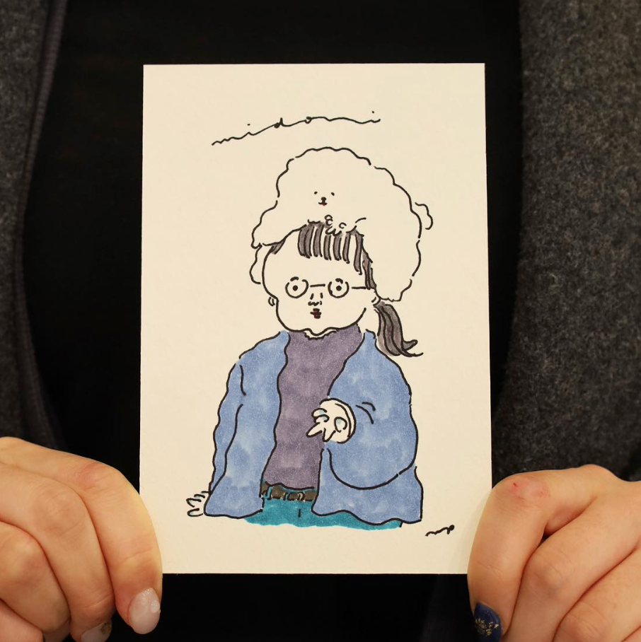 2/1（日） ナガキパーマ「ミニ似顔絵会」at 手紙舎 2nd STORY