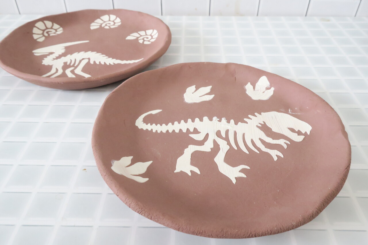 【小学生限定】ＧＷ陶芸体験＝かんたんステンシル絵皿作り＝