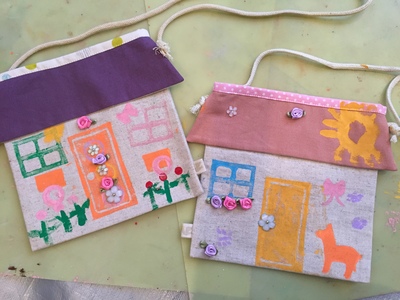 Little3月★動物ぺったんおうちポシェット（1歳〜低学年）