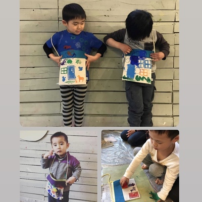 Little3月★動物ぺったんおうちポシェット（1歳〜低学年）