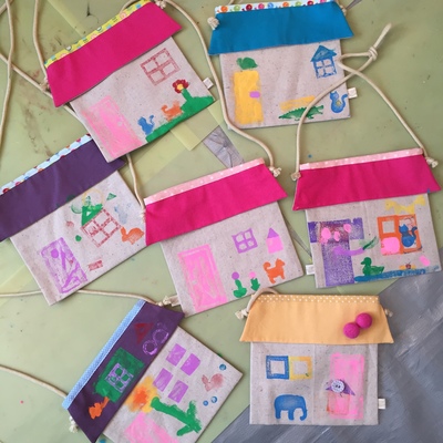Little3月★動物ぺったんおうちポシェット（1歳〜低学年）