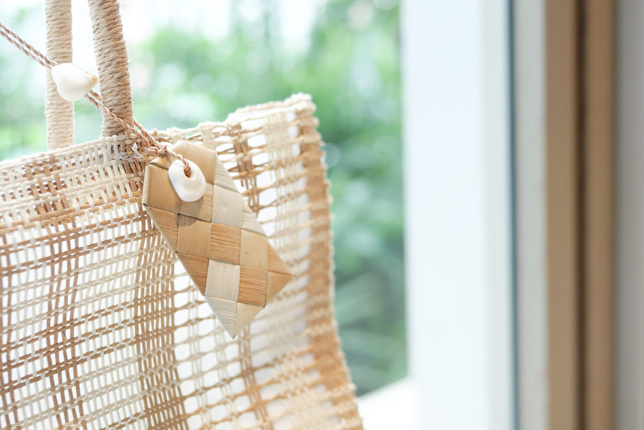 《ワークショップ》アダン編みのバッグチャームづくり