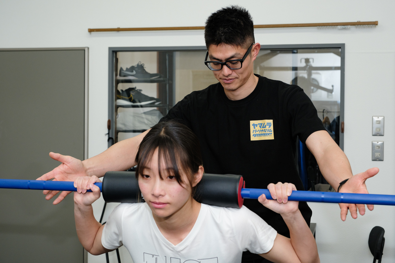 山村パーソナルジムの会員様受付