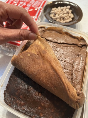 絶品！！🌿ひよこ豆の松味噌仕込みと味噌ガトーショコラ