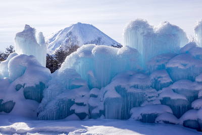 冬の富士と花火を巡る 河口湖日帰り撮影バスツアー