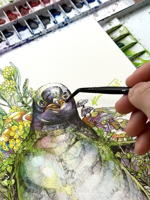 マツダケンの世界　シュミンケ透明水彩絵具ワークショップ