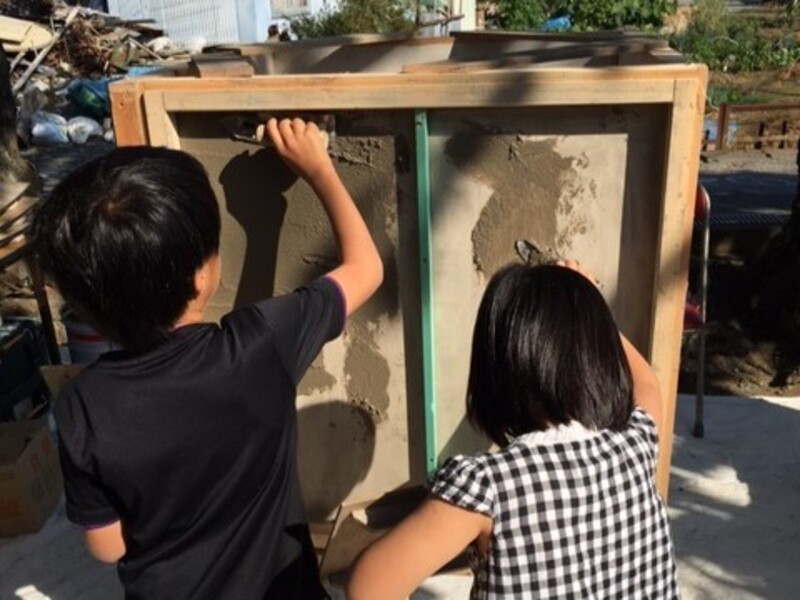 壁ぬり職人になろう！左官壁塗体験