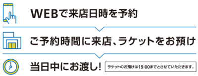 ストリング加工/スポーツデポ佐賀店_7562