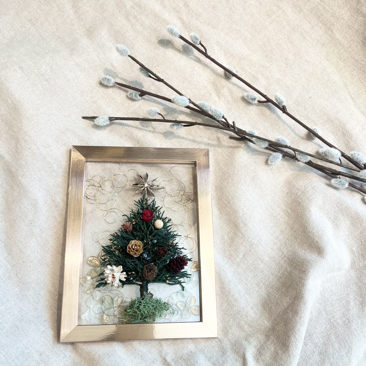 【Keitto Asua】追加開催決定!自然の恵みを使った木の実のクリスマスフレームづくり