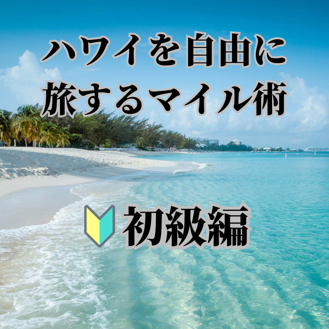 【オンライン5/11】特典航空券でハワイを旅するマイル術（グループコンサル）