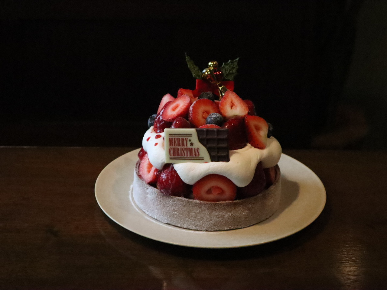 2025クリスマスケーキ《あまおう苺のタルト１５㎝》