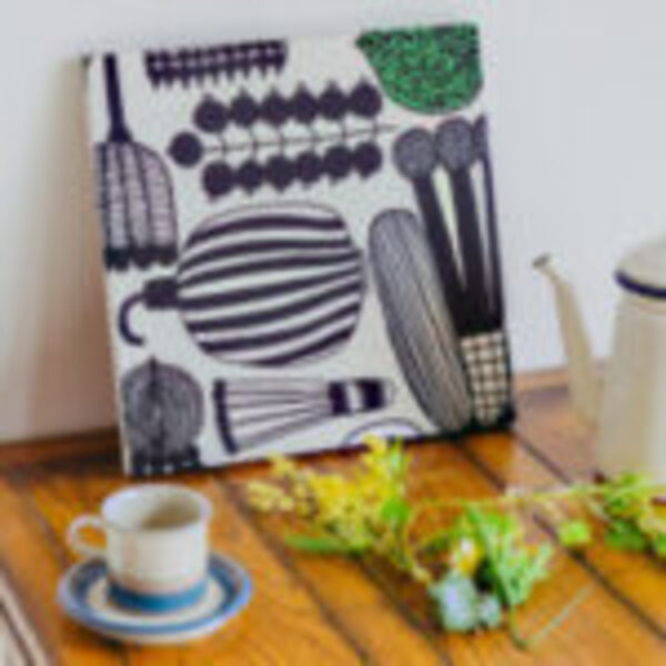 【Keitto Oppi】北欧生地でファブリックパネルづくり♪