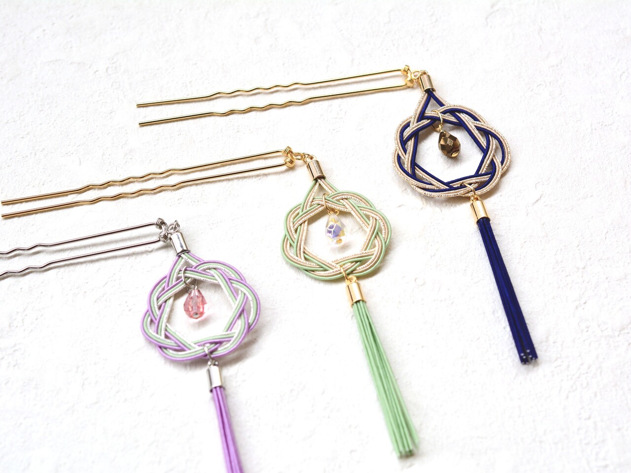 水引アクセサリー(かんざし)