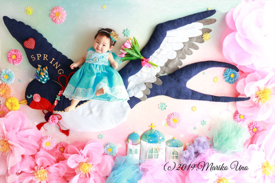 3/21(土)3/25(水)イースター&春風にのって　おひるねアート撮影会のご案内