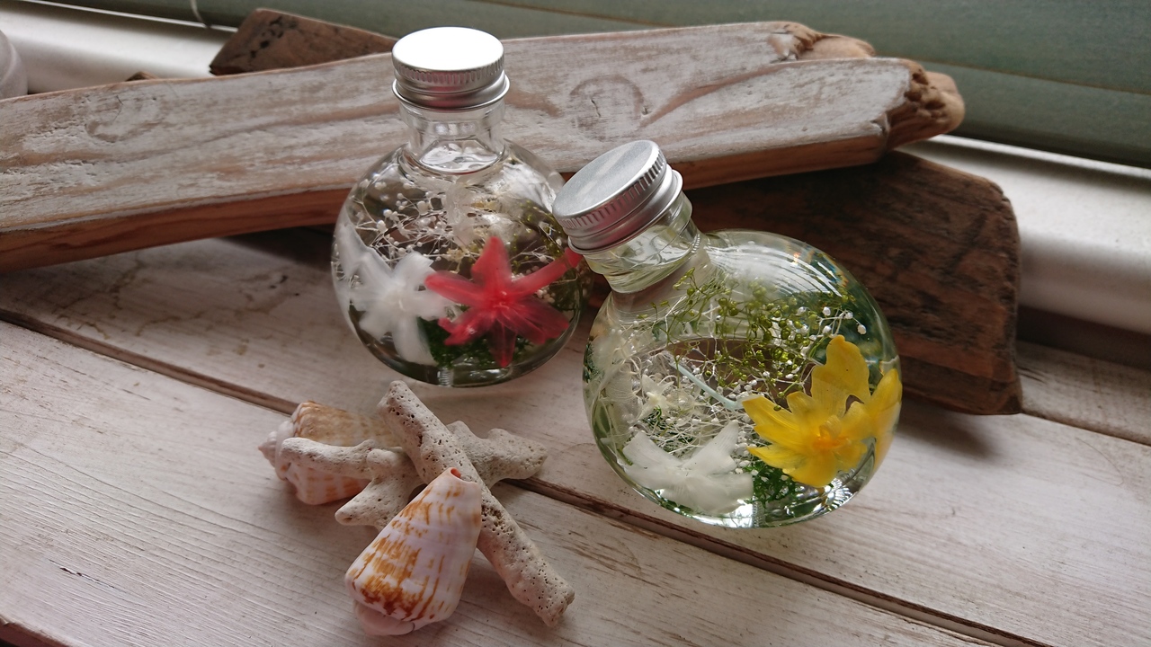 チューベローズが咲き誇る♥ 南国風ハーバリウム作り【足立】2019年7月13日（土）