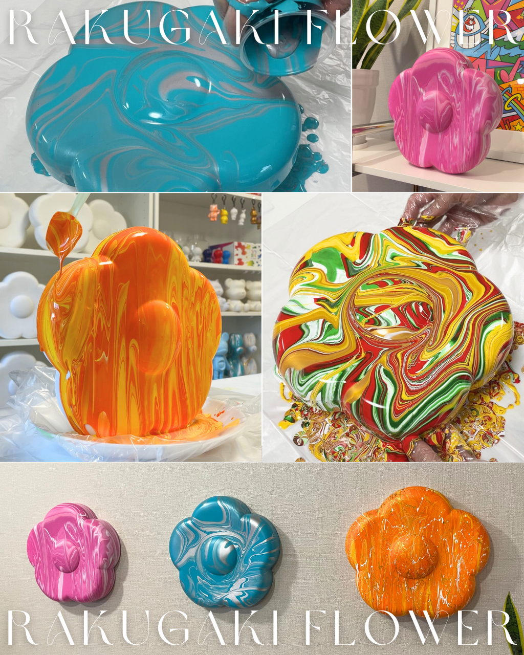 【ラクガキフラワー】 2月3月 Work Shop