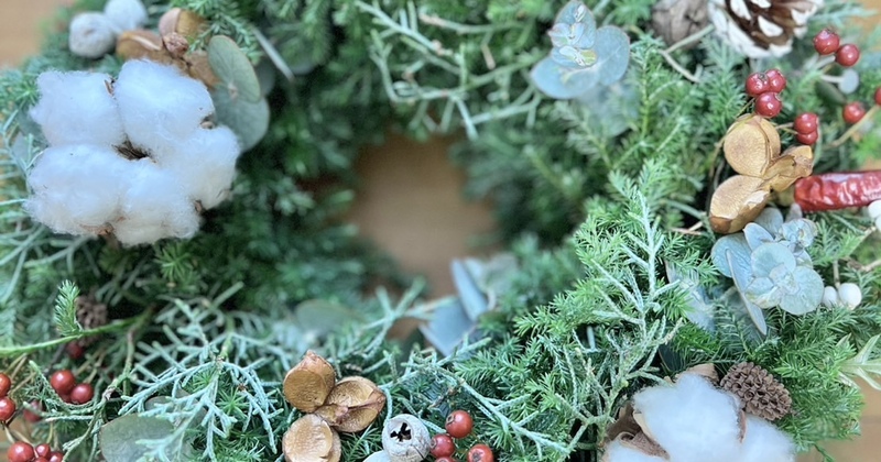 ニワアソビ】クリスマスリースWS