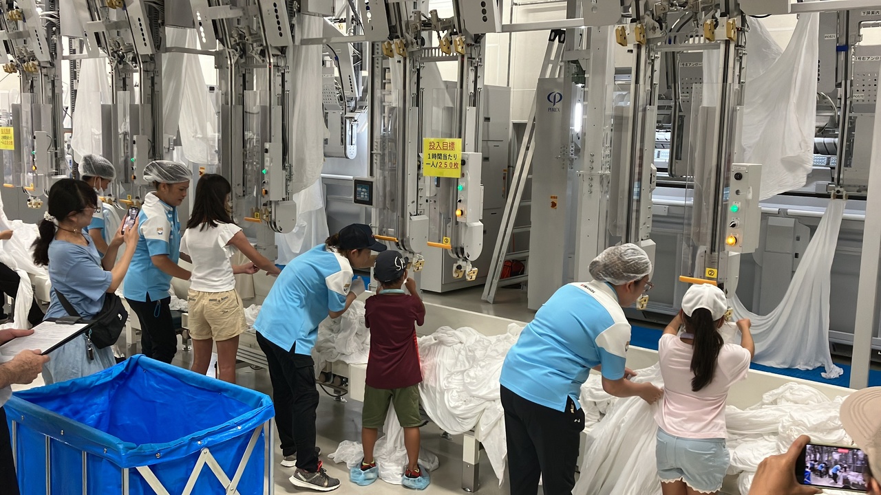 病院のシーツがきれいになるまで