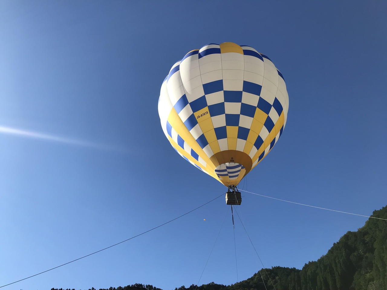 熱気球体験【高度25m】