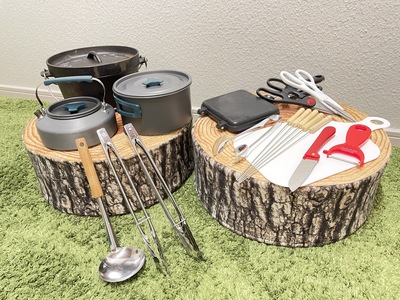 宮城でバーベキュー！焚き火・バーベキュー用品一式レンタルプラン