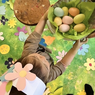 Angel★3/24・25 うさぎさんになって絵の具まみれ！春の宝探し！(1歳半～春休みは6歳ごろまでOK）