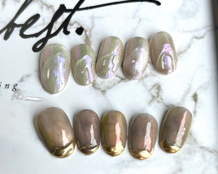 シンプルニュアンスネイル ¥7000